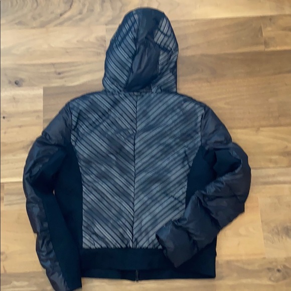 Blanc Noir Chevron Reflective Puffer Jacket - Picture 6 of 8
